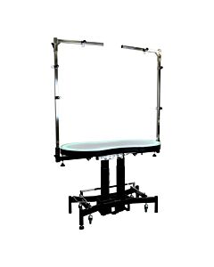 Groom-X Tournament Plus Electric Table with Light 120 x 61 cm (black)