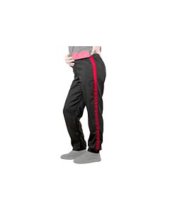 Tikima Galeria Trousers with Elastic S Black/Red stripe