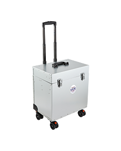 Chris Christensen D-Flite Tack Box Silver (With Wheels) 