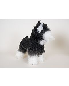 Starzclub Fourrure Miniature Schnauzer pour Model Dog (fourrure complète)